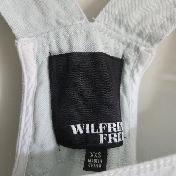 *SOLD* Aritzia Wilfred Free Valletta overalls mint green sz XXS - Picture 4 of 4
